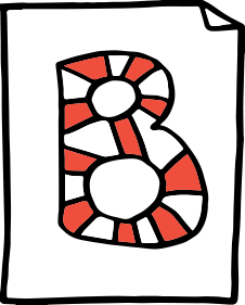 B